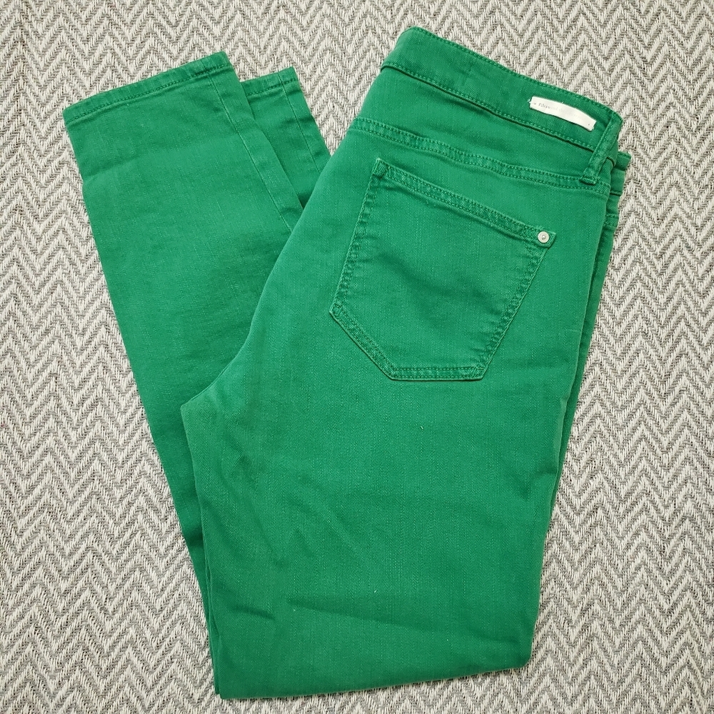 Anthro Pilcro and the letterpress green jeans